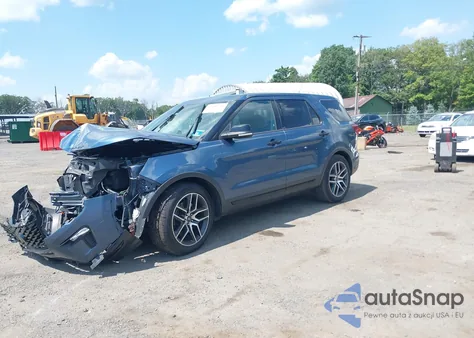 2018 Ford Explorer Sport из США, поврежденный, VIN 1FM5K8GT5JGA86750